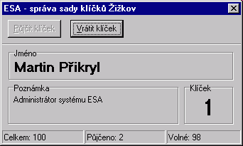 Obrzek 4. Uivatelsk rozhran klientsk aplikace (3 kB)