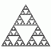 Sierpinskho trojhelnk (2 kB)